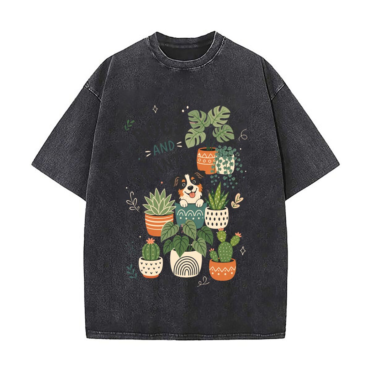 Parent Of Plant - Funny Plant Loving Dog Parent Art