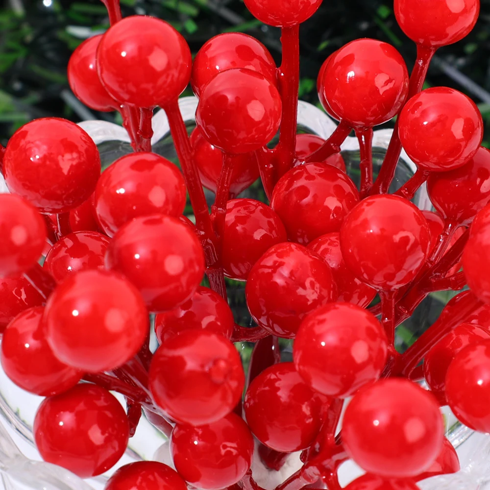 5/100x Artificial Red Berries  - Plant Parent Gifts recension och pris