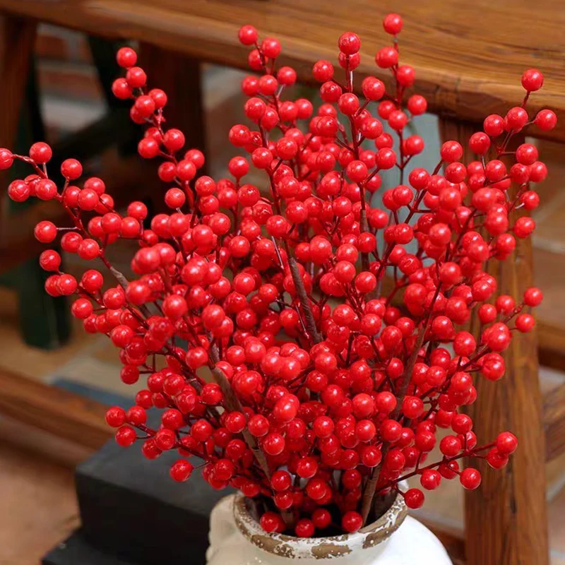5/100x Artificial Red Berries  - Plant Parent Gifts recension och pris