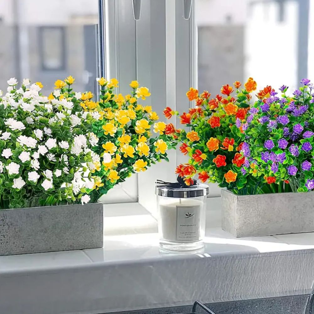 3/6pcs Artificial Plant Flower - Plant Parent Gifts recension och pris