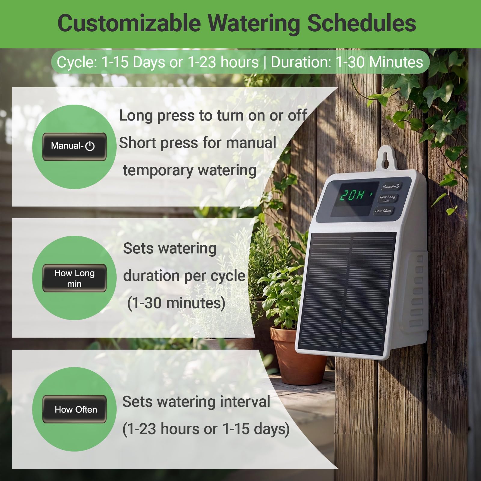 Upgraded Solar Drip Irrigation - Plant Parent Kit recension och pris
