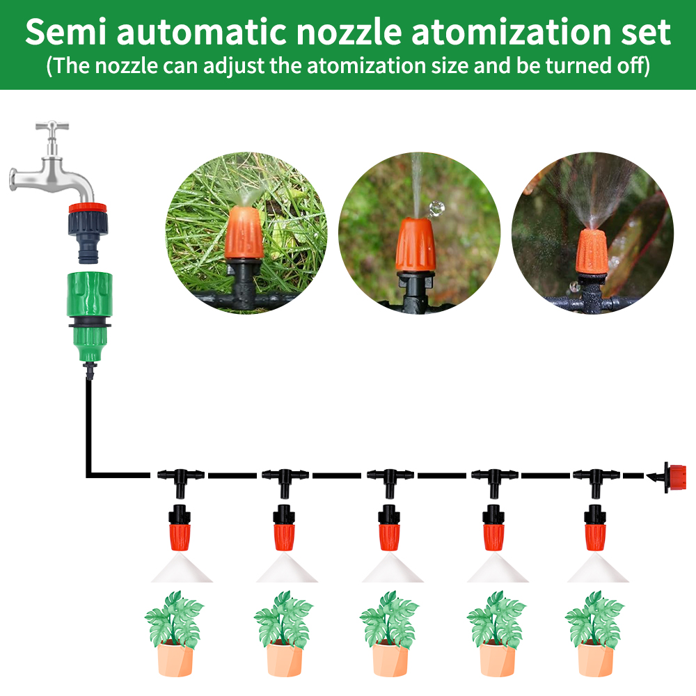 Fog Nozzles Irrigation Kit 5M- - Plant Parent Kit recension och pris