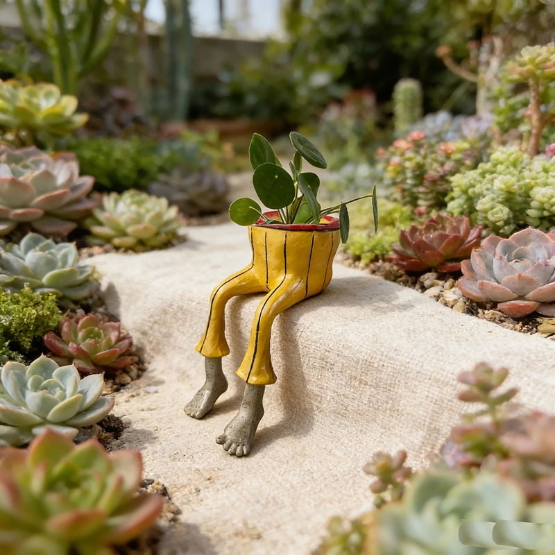 Whimsical Resin Leggy Planter  - Parent Of Plant recension och pris
