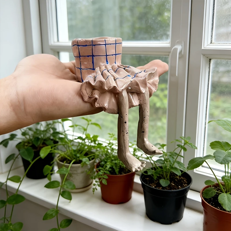 Whimsical Resin Leggy Planter  - Parent Of Plant recension och pris