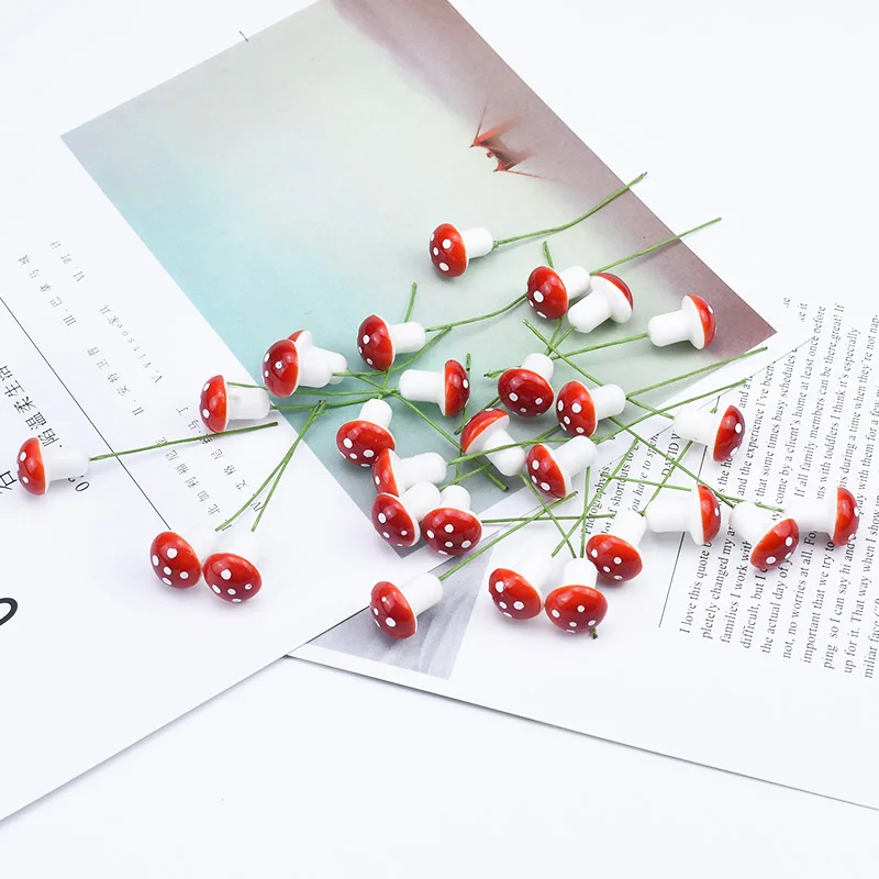 10/30/50 Pieces PE Mushroom Ar - Plant Parent Gifts recension och pris