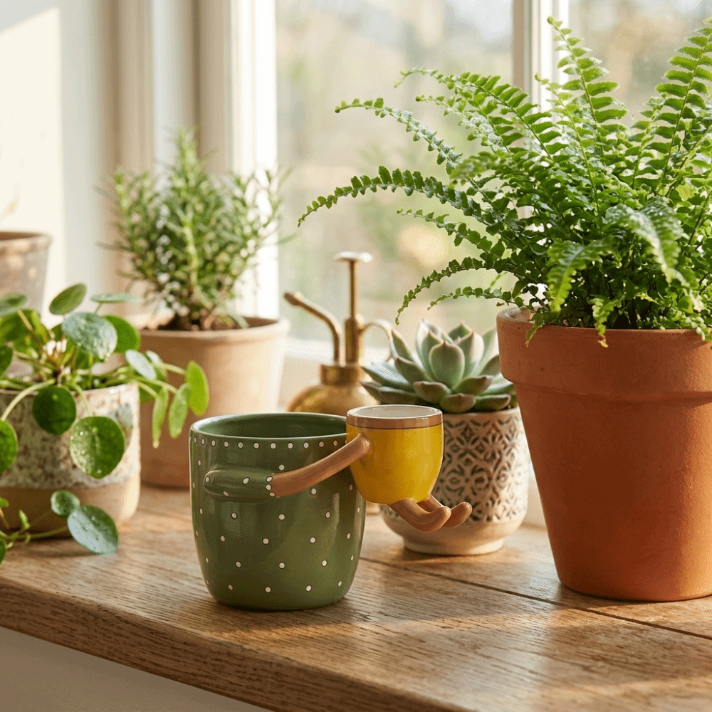Resin Parent-child Flowerpot w - Parent Of Plant recension och pris